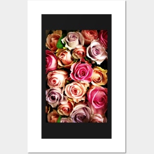 Vintage Rose Bouquet Posters and Art